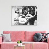 ダト・マンディと妻のフィリピン写真 キャンバスプリント (インサイチュ (リビング))