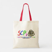 ダドを信頼する 上質なSCP トートバッグ 2 (裏面)