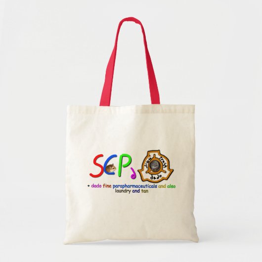 ダドを信頼する 上質なSCP トートバッグ 2 (正面)