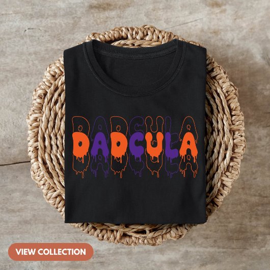 ダドキュラハロウィーンマッチングファミリーメンズ Tシャツ