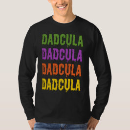 ダドキュラ垂れフォントのハロウィン仮装 Tシャツ