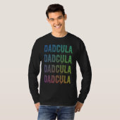 ダドキュラ垂れフォントのハロウィン仮装 Tシャツ (正面フル)
