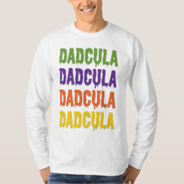 ダドキュラ垂れフォントのハロウィン汎用コスチューム Tシャツ