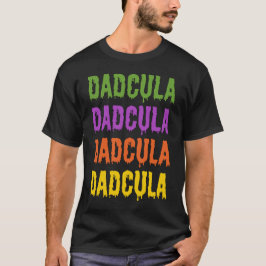 ダドキュラ垂れフォント ハロウィンの汎用コスチューム Tシャツ
