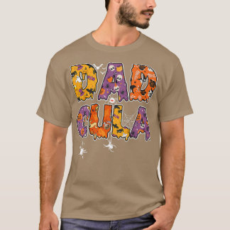 ダドクおもしろいラハロウィーンパパドラキュラコスチューム Tシャツ