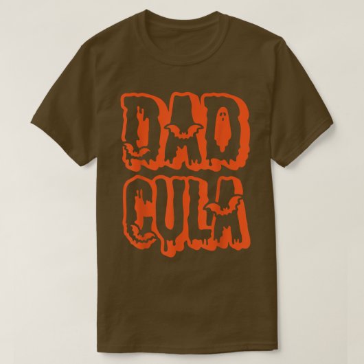 ダドクおもしろいラハロウィーンパパ衣装ドラキュラ2022 M Tシャツ (デザイン正面)