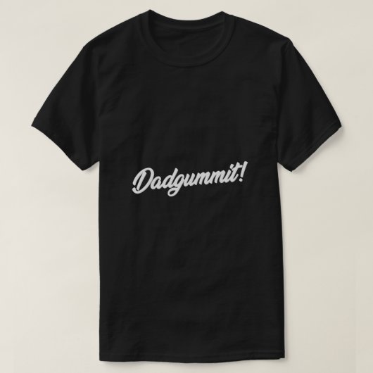 ダドグミットTシャツサおもしろいザンことわざ引用文 Tシャツ (デザイン正面)