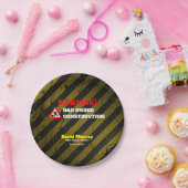 ダドシェルパーティー |の警告建築パパ ペーパープレート (パーティー)