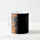 ダドハロウィン不気味パンプキン誕生の兄弟 コーヒーマグカップ (正面左)