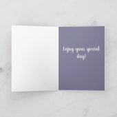 ダドリーラブラドール誕生日 カード (内部)