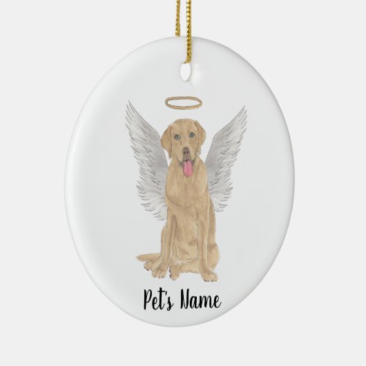 ダドリー ラブラドール 追悼記念 セラミックオーナメント (右)