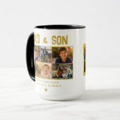 ダド＆サンゴールドファミリー6写真 マグカップ (正面左)