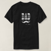 ダド+ヒゲ+ウエスタン+ビンテージ Tシャツ (デザイン正面)