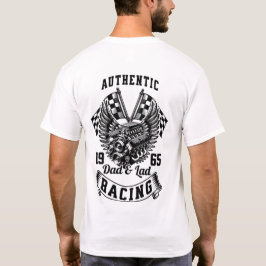 ダド&ラッド レースTシャツ リアプリント Tシャツ