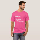ダナおもしろい「平和の乱れ」のペルソナカスタムー Tシャツ (正面フル)