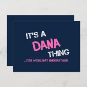 ダナが理解できないこと ポストカード (正面/裏面)