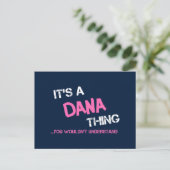 ダナが理解できないこと ポストカード (スタンド正面)