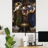 ダナイデス・ジョン・ウィリアム・ウォーターハウス ポスター (ホームオフィス)