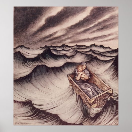 ダナエと彼女の息子ペルセウス ポスター (正面)