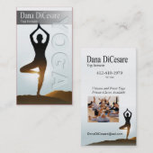 ダナズヴィニヤサ&パワーヨガインストラクター 名刺 (正面/裏面)