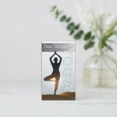 ダナズヴィニヤサ&パワーヨガインストラクター 名刺 (スタンド正面)