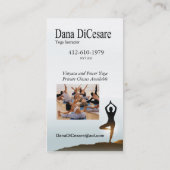 ダナズヴィニヤサ&パワーヨガインストラクター 名刺 (裏面)