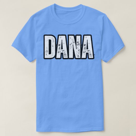 ダナネームギフト誕生日ホリデーアニバーサリー Tシャツ (デザイン正面)