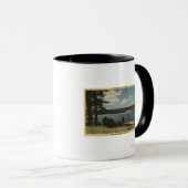 ダナポイントからのグラウト湾のビュー マグカップ (正面右)