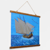 ダナポイントの精神 吊り下げ型タペストリー (傾斜あり)