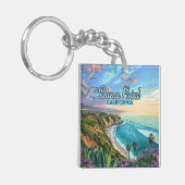 ダナポイントカリフォルニアビーチオレンジカウンティヴィンテージ キーホルダー (正面左)