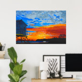 ダナポイントドーン絵画ズ ポスター (ホームオフィス)