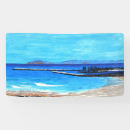 ダナポイントハーバー 横断幕