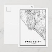 ダナポイント地図 ポストカード (正面/裏面)