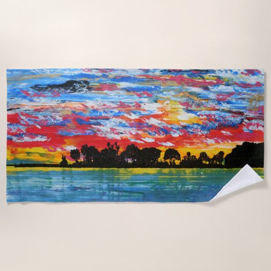 （ダナポイント港） ビーチタオル (正面)