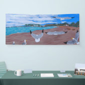 ダナポイント港（嵐の後） 横断幕 (トレードショー)