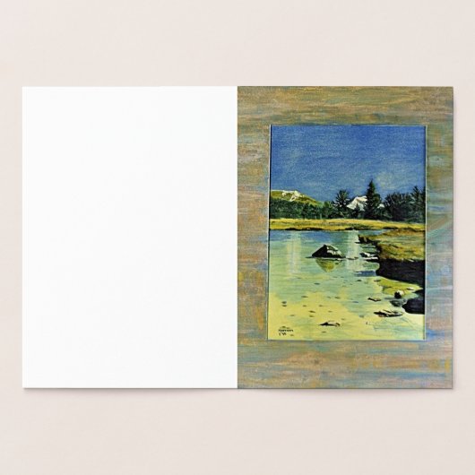 ダナメドウズヨセミテ国立公園 箔カード (内部)