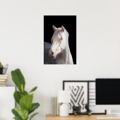 ダナリノアメリカンバシキールカーリーフィリープリント ポスター (ホームオフィス)