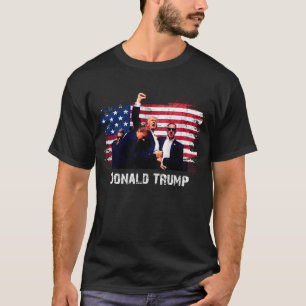 ダナルトランプ2024 Donald Trumpと立ち合おう Tシャツ