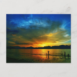ダナンでの夕日 ポストカード