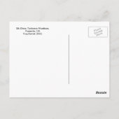 ダナ山、トゥオルムネメドウズ、ヨセミテ、カリフォルニア州。 ポストカード (裏面)