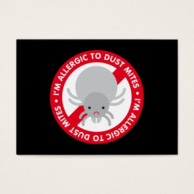 ダニにアレルギーだ！しおり (正面)