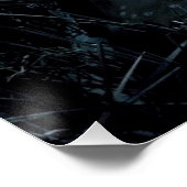 ダニエパー川と葦の釣り人の橋 ポスター (コーナー)