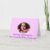 ダニエラの募金活動 サンキューカード (裏面)