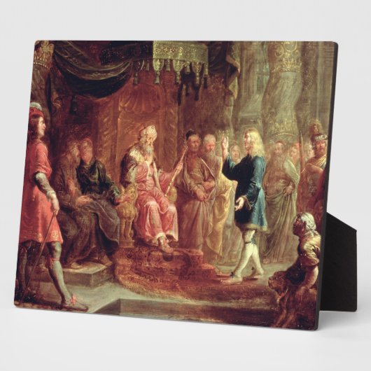 ダニエルがネブカドネザルの最初の夢を解き明かす フォトプラーク (側面)