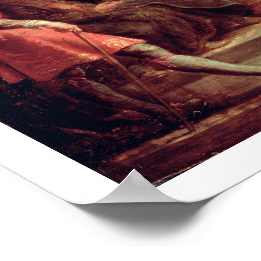 ダニエルがネブカドネザルの最初の夢を解き明かす ポスター (角)