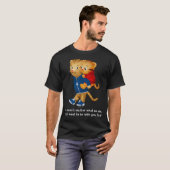 ダニエルとパパのトラ (ダーク Tシャツ (正面フル)