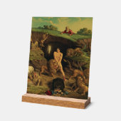 ダニエルとライオンの穴 アクリルサイン (傾斜)