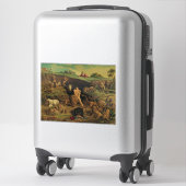 ダニエルとライオンの穴 シール (スーツケース)