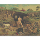 ダニエルとライオンの穴 シール (正面)