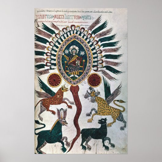 ダニエルの四獣と神のビジョン ポスター (正面)